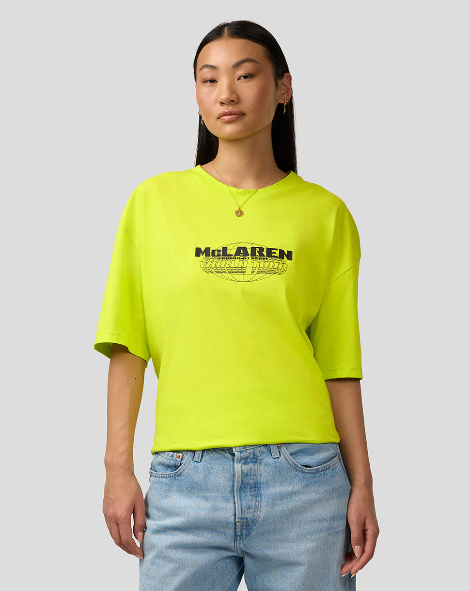Unisex World Tour Graphic T-Shirt - Evening Primrose