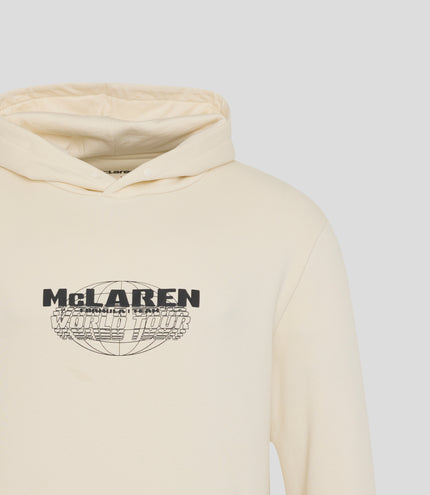 Unisex World Tour Graphic Hoodie - Egret