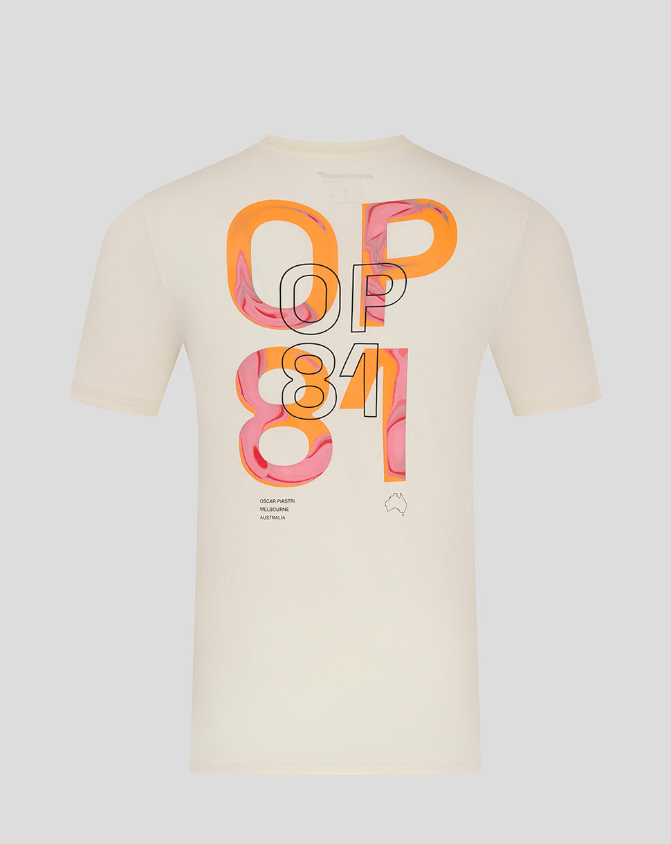 Unisex Core Driver Oscar Piastri T-Shirt - Egret