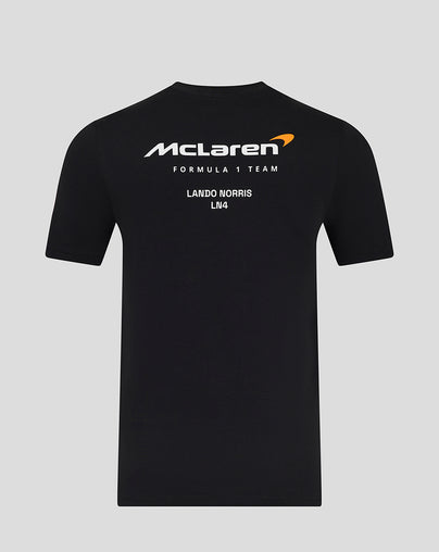 Unisex Core Driver Lando Norris T-Shirt - Caviar Black
