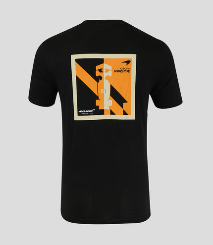 Graphic Pack Unisex Oscar Piastri Car T-Shirt - Caviar