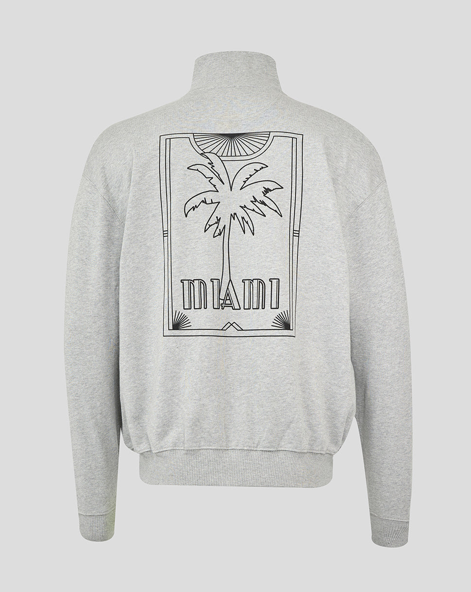 McLaren Unisex Miami 1/4 Zip Long Sleeve Sweater