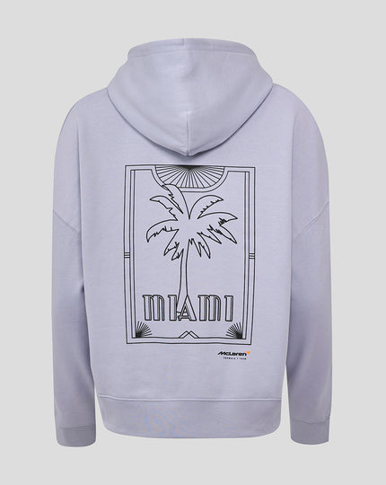 McLaren Womens Miami Cropped Fit Graphic Hoodie