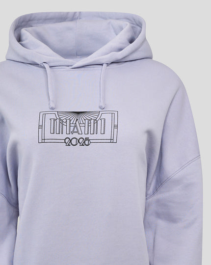 McLaren Womens Miami Cropped Fit Graphic Hoodie