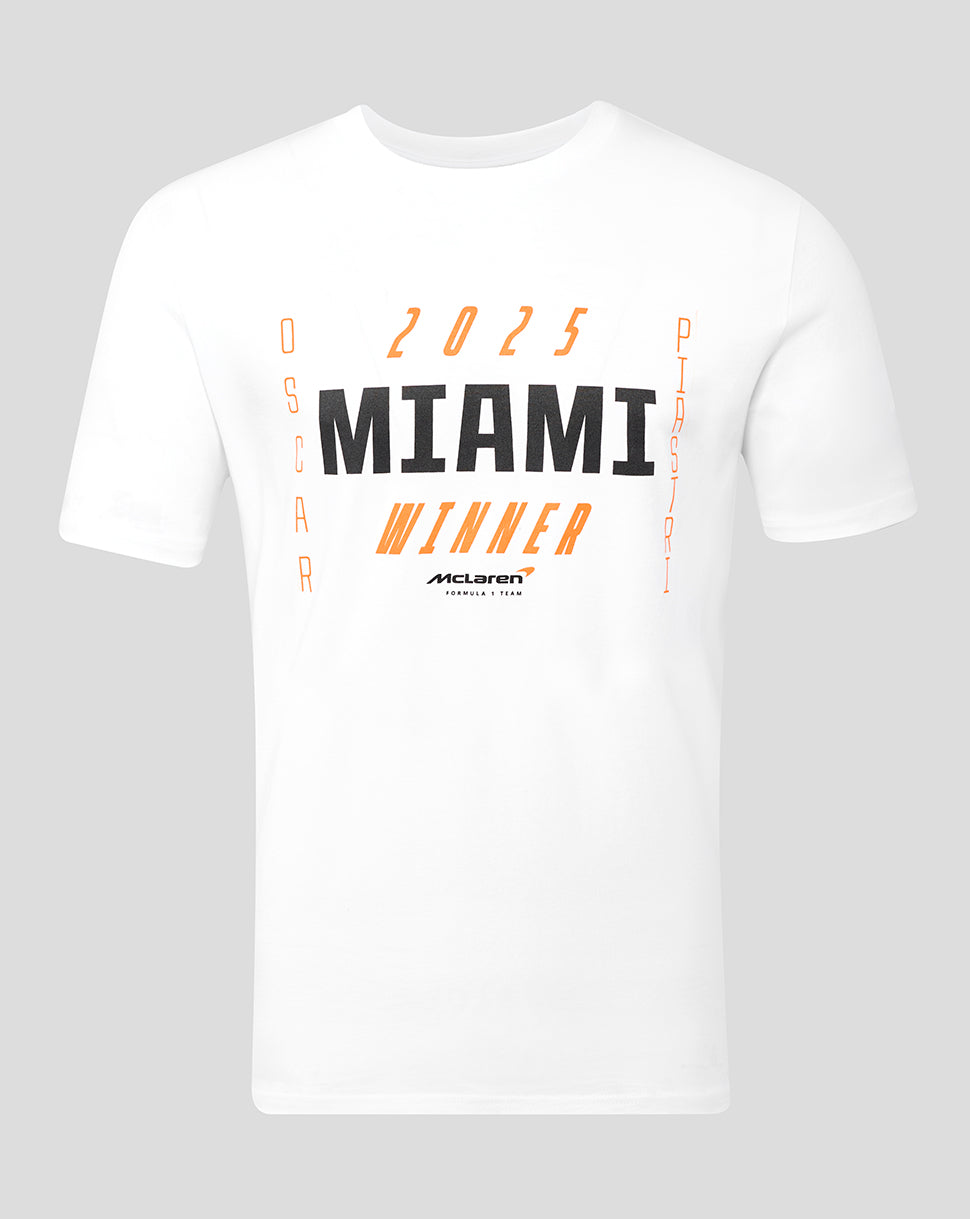 McLaren Limited Edition Unisex Oscar Piastri Miami Win T-Shirt