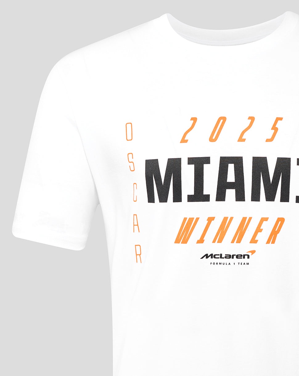 McLaren Limited Edition Unisex Oscar Piastri Miami Win T-Shirt
