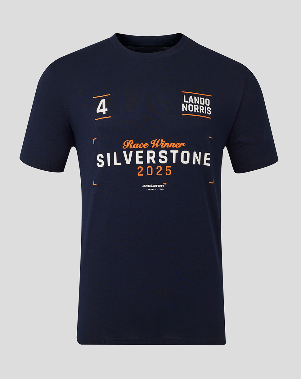 McLaren Limited Edition Unisex Lando Norris Silverstone Win T-Shirt