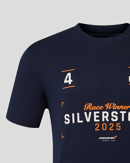 McLaren Limited Edition Unisex Lando Norris Silverstone Win T-Shirt