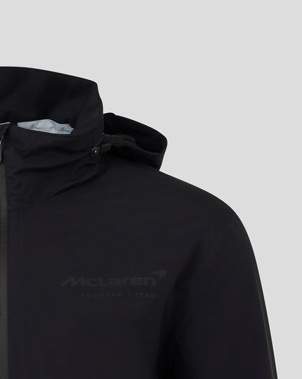 McLaren Unisex Black On Black Rain Jacket