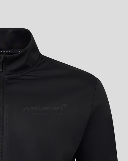 McLaren Unisex Black On Black Softshell Jacket