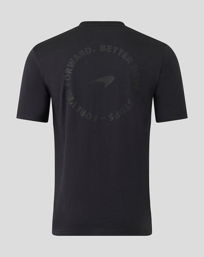 McLaren Unisex Black On Black Short Sleeve T-Shirt
