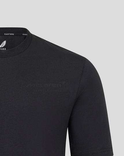 McLaren Unisex Black On Black Short Sleeve T-Shirt