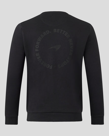McLaren Unisex Black On Black Crewneck Sweatshirt