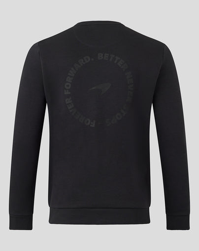 McLaren Unisex Black On Black Crewneck Sweatshirt