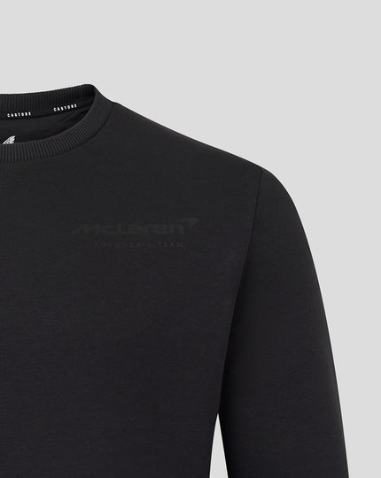 McLaren Unisex Black On Black Crewneck Sweatshirt