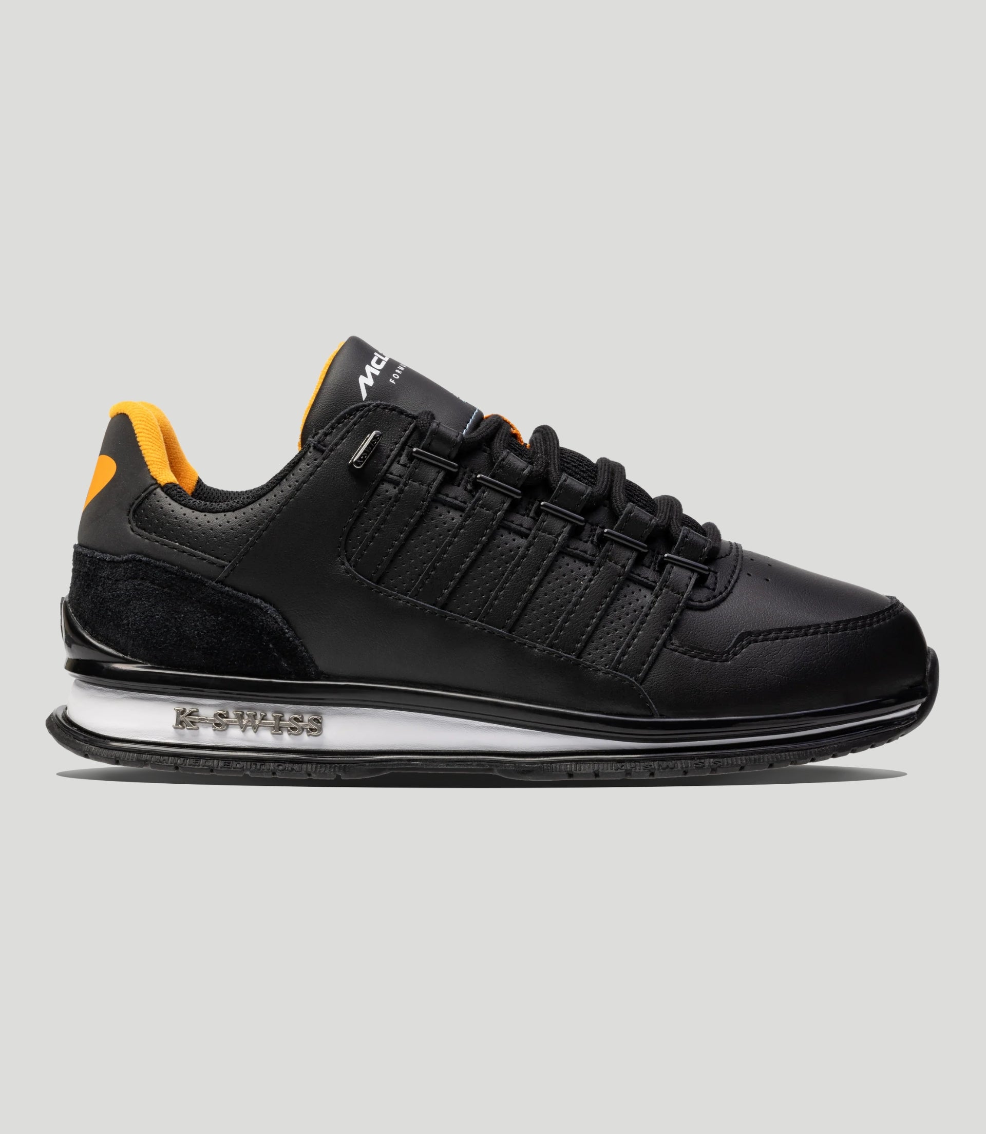 K-Swiss x McLaren Mens Rinzler GT Trainers - Black/Papaya