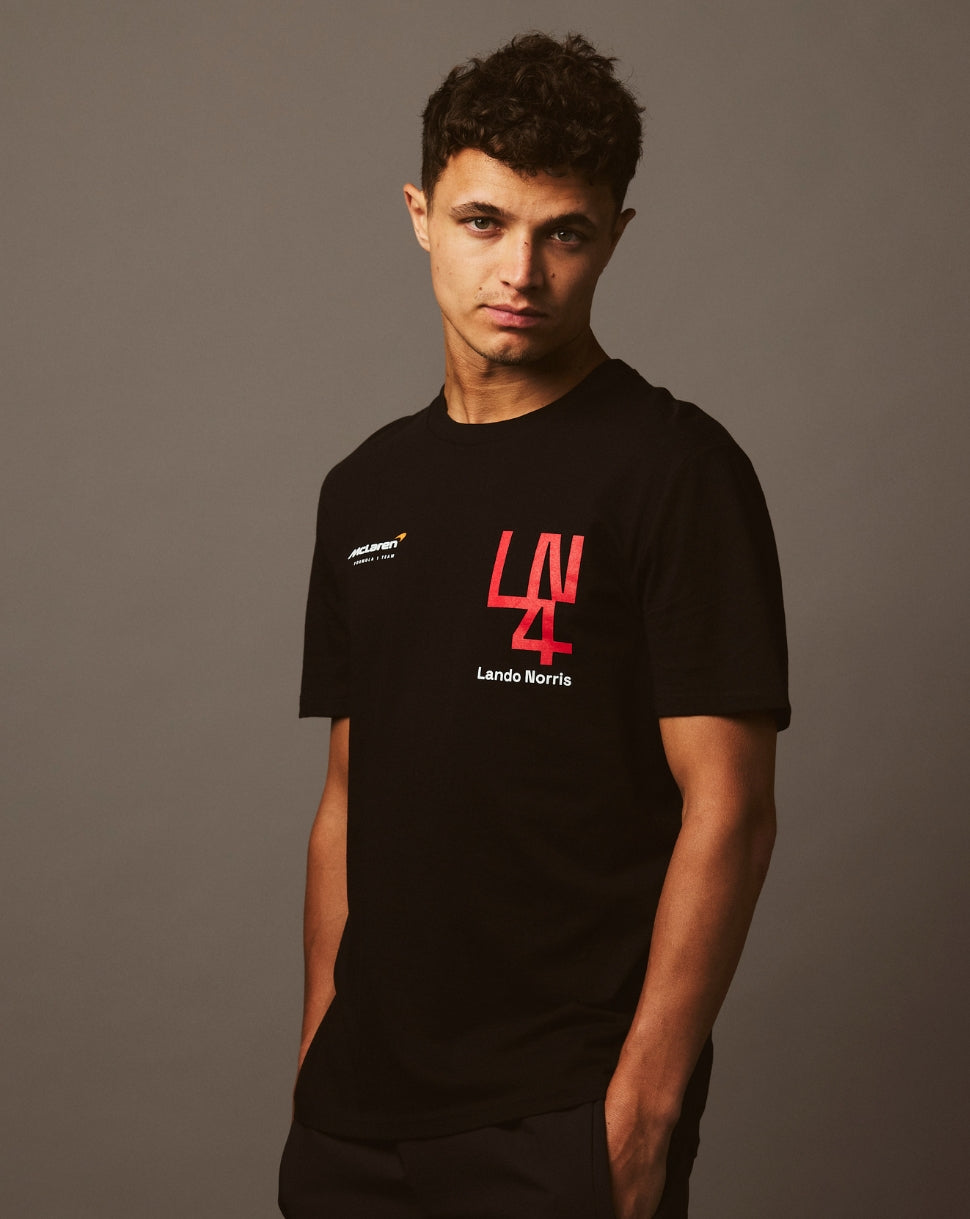 Unisex Lando Norris Silverstone T-Shirt - Black