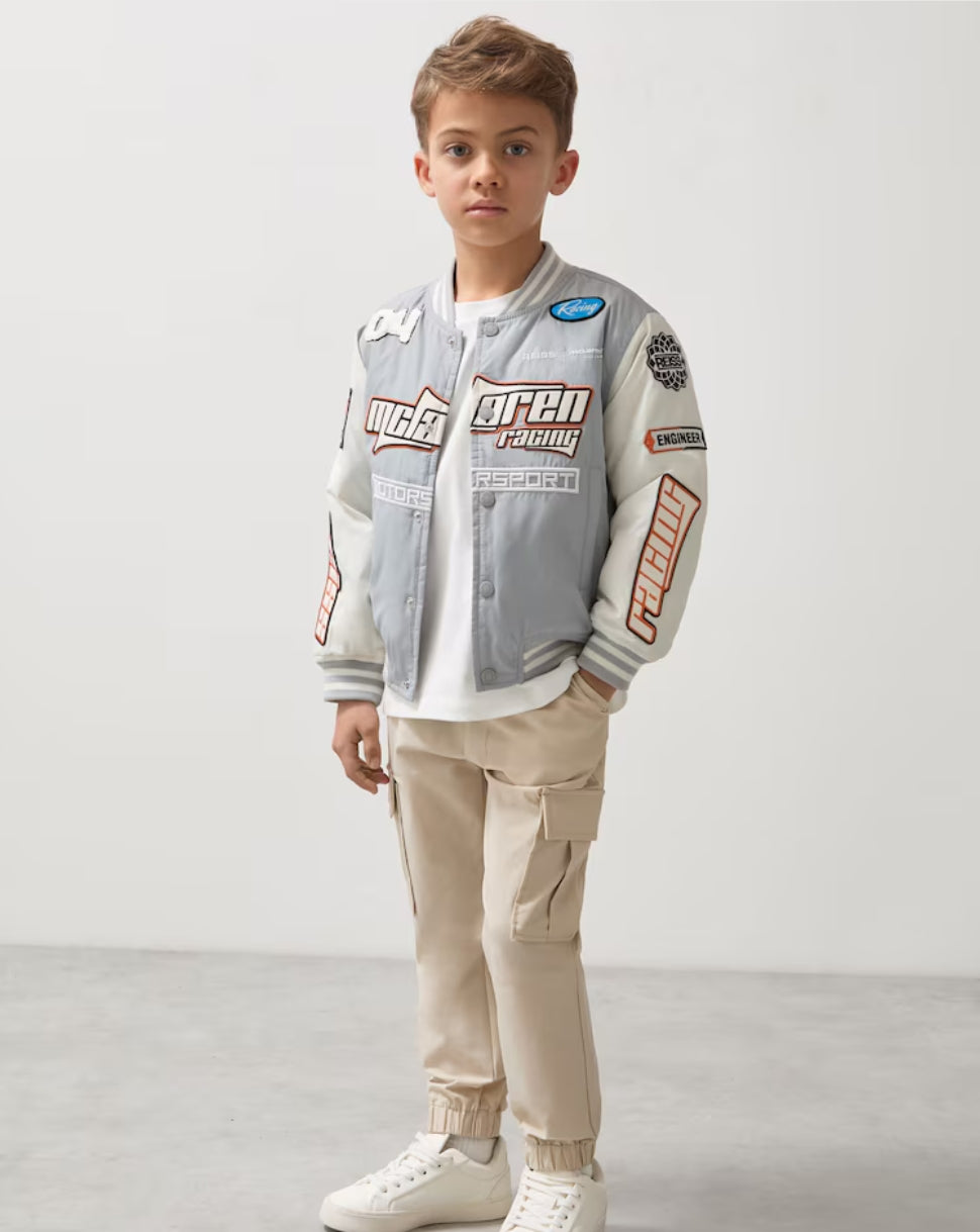 Reiss Junior Bomber Jacket - Blue