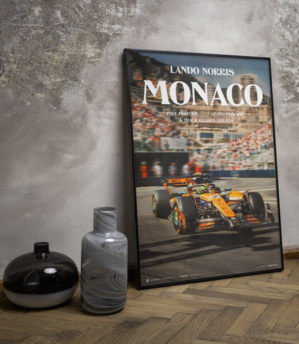 Lando Norris | McLaren Monaco GP™ 2025 Winner – Pole Position & Track Record