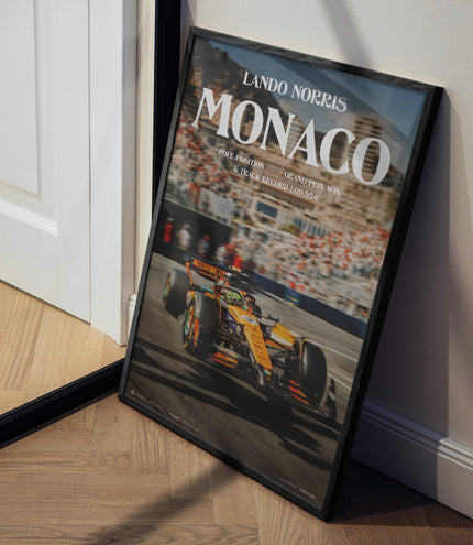 Lando Norris | McLaren Monaco GP™ 2025 Winner – Pole Position & Track Record
