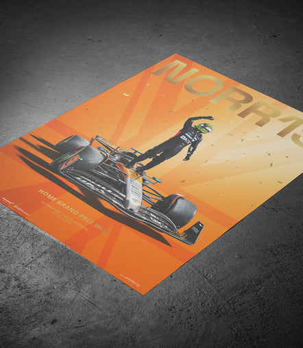 Lando Norris | Home Grand Prix Win | Silverstone 2025 | Official Poster