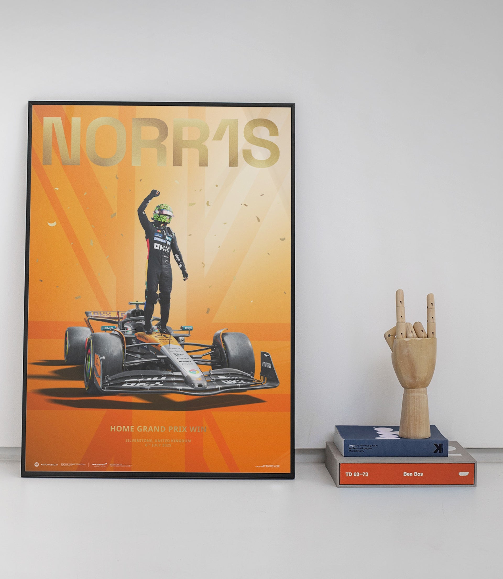 Lando Norris | Home Grand Prix Win | Silverstone 2025 | Official Poster