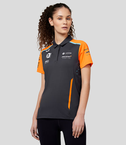 Womens Official Teamwear Polo Shirt Neom McLaren Extreme E