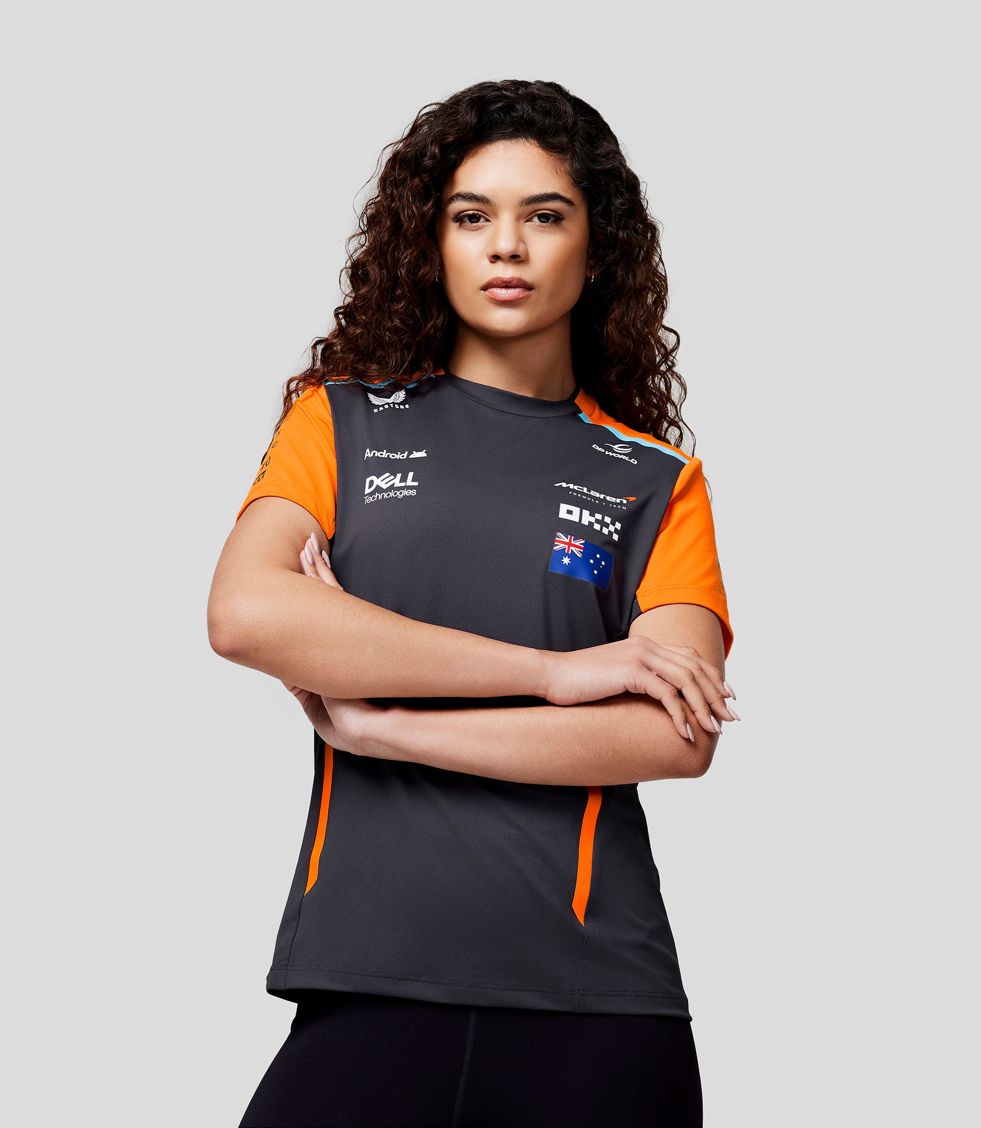 Womens Official Teamwear Set Up T-Shirt Oscar Piastri Formula 1