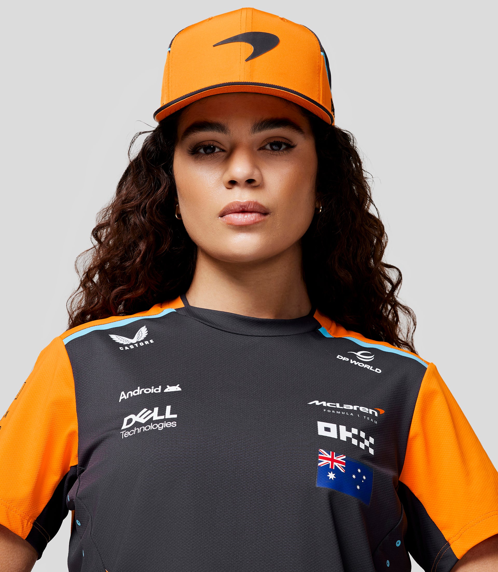 Womens Official Teamwear Set Up T-Shirt Oscar Piastri Formula 1
