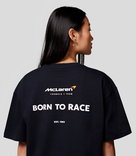 Womens Born To Race Oversized T-Shirt