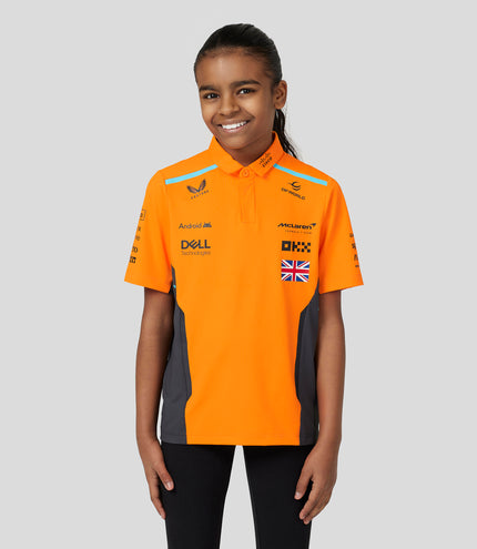 Junior Official Teamwear Polo Shirt Lando Norris Formula 1