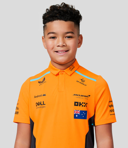 Junior Official Teamwear Polo Shirt Oscar Piastri Formula 1