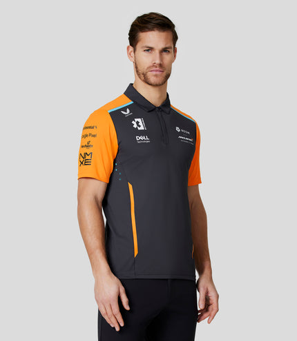 Mens Official Teamwear Polo Shirt Neom McLaren Extreme E