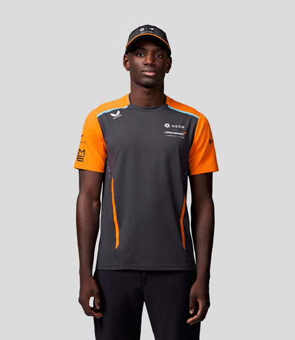 Mens Official Teamwear Set Up T-Shirt Neom McLaren Formula E