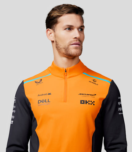 Mens Official Teamwear Quarter Zip Top Formula 1