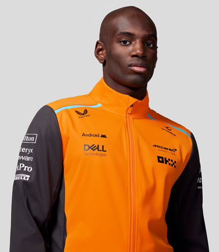 Mens Official Teamwear Soft Shell Jacket Formula 1