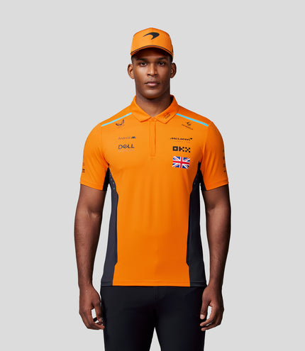 Mens Official Teamwear Polo Shirt Lando Norris Formula 1