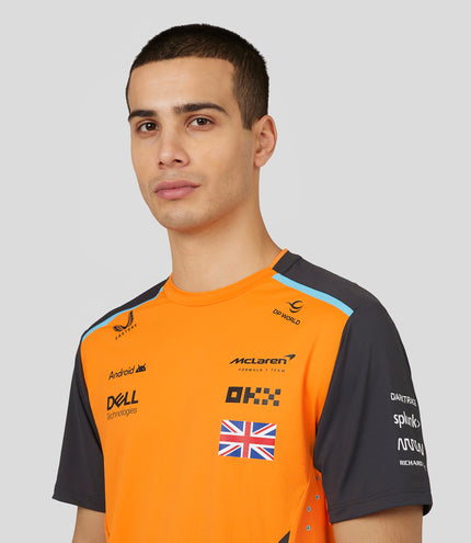 Mens Official Teamwear Set Up T-Shirt Lando Norris Formula 1