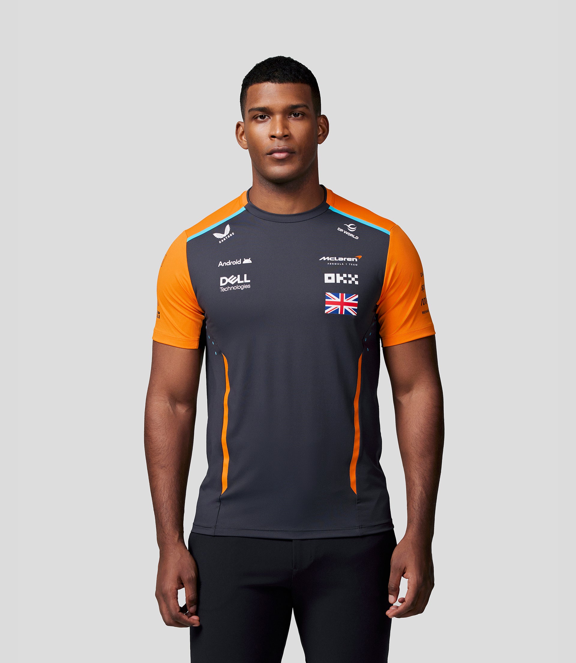 Mens Official Teamwear Set Up T-Shirt Lando Norris Formula 1