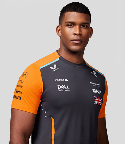 Mens Official Teamwear Set Up T-Shirt Lando Norris Formula 1