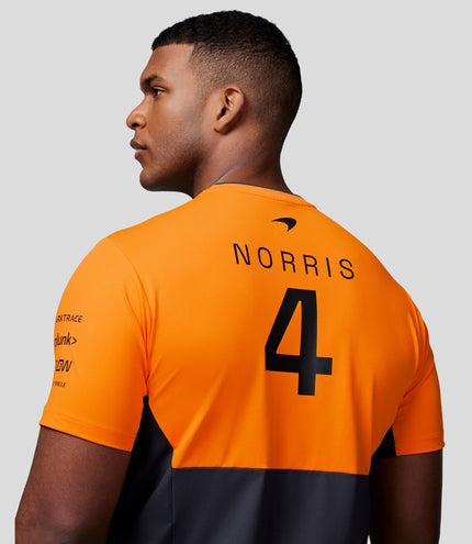 Mens Official Teamwear Set Up T-Shirt Lando Norris Formula 1