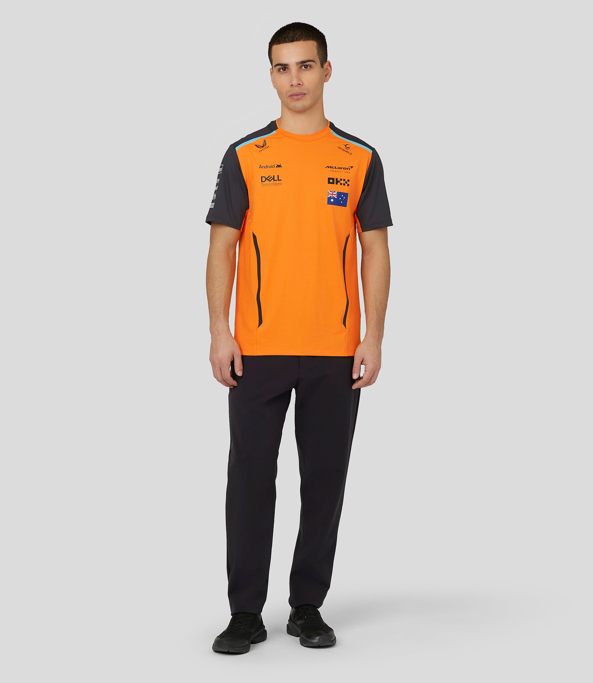 Mens Official Teamwear Set Up T-Shirt Oscar Piastri Formula 1