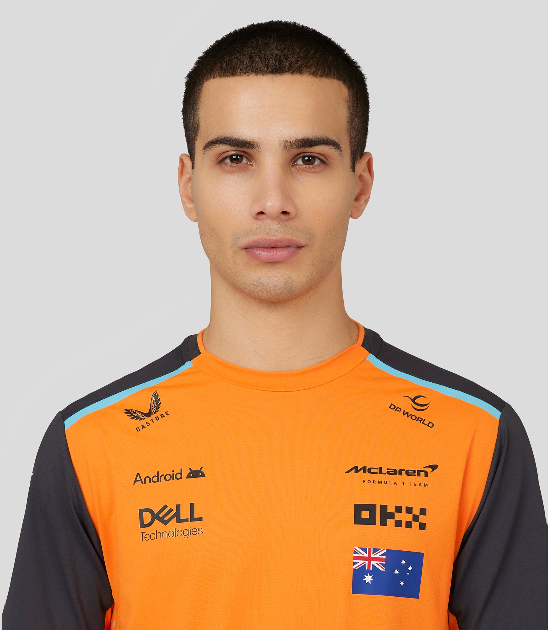 Mens Official Teamwear Set Up T-Shirt Oscar Piastri Formula 1