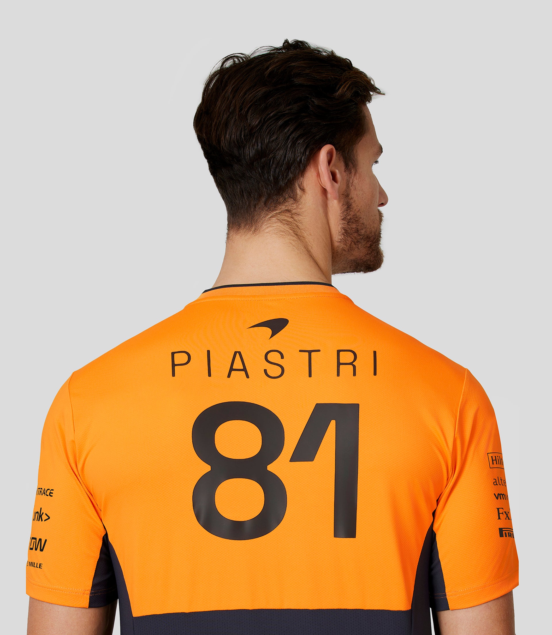 Mens Official Teamwear Set Up T-Shirt Oscar Piastri Formula 1