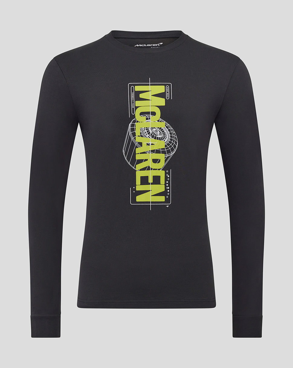 McLaren Unisex Night Race Long Sleeve Graphic T-Shirt - Phantom