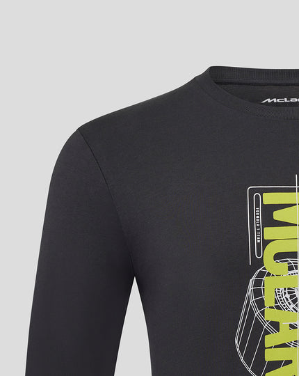 McLaren Unisex Night Race Long Sleeve Graphic T-Shirt - Phantom