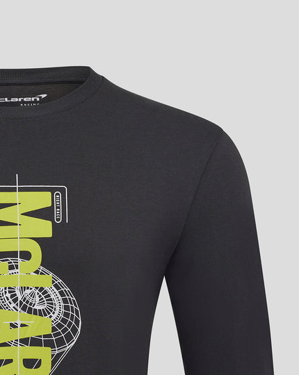 McLaren Unisex Night Race Long Sleeve Graphic T-Shirt - Phantom