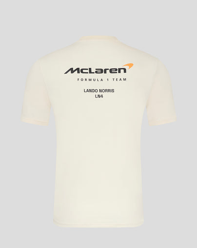 Unisex Core Driver Lando Norris T-Shirt - Egret