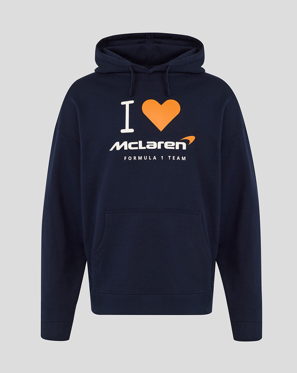 Unisex I Heart McLaren Silverstone Hoodie - French Navy
