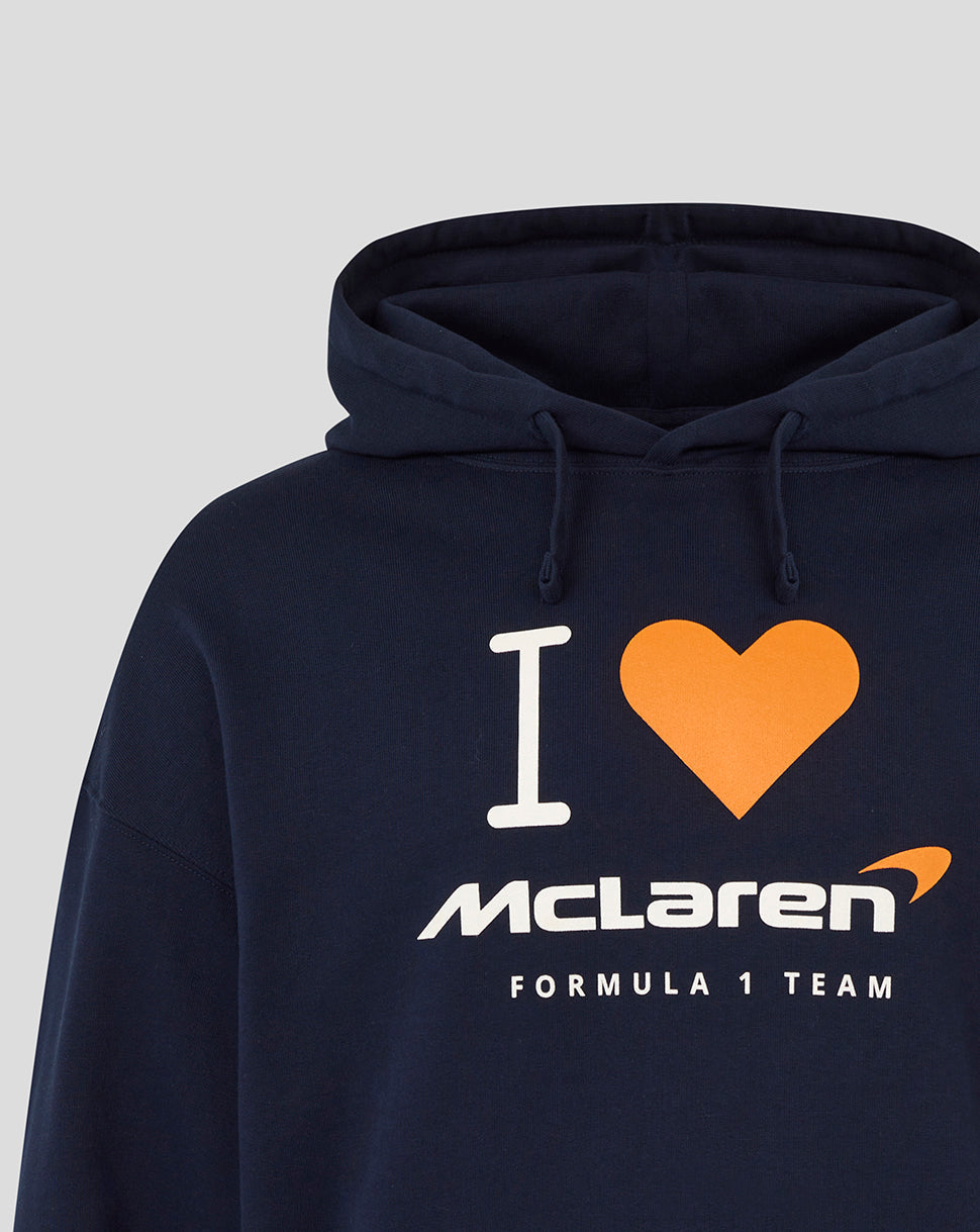 Unisex I Heart McLaren Silverstone Hoodie - French Navy